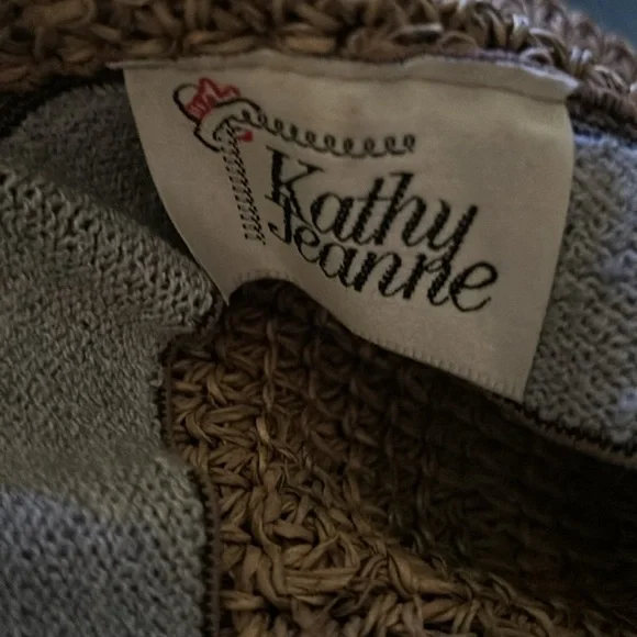 Kathy Jeanne Jute Hat with Comfort Wear Stretch Band - Picture 6 of 6